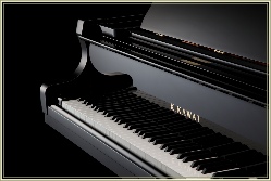 Detail of Kawai GX series grand piano Detail of Kawai GX series grand piano
